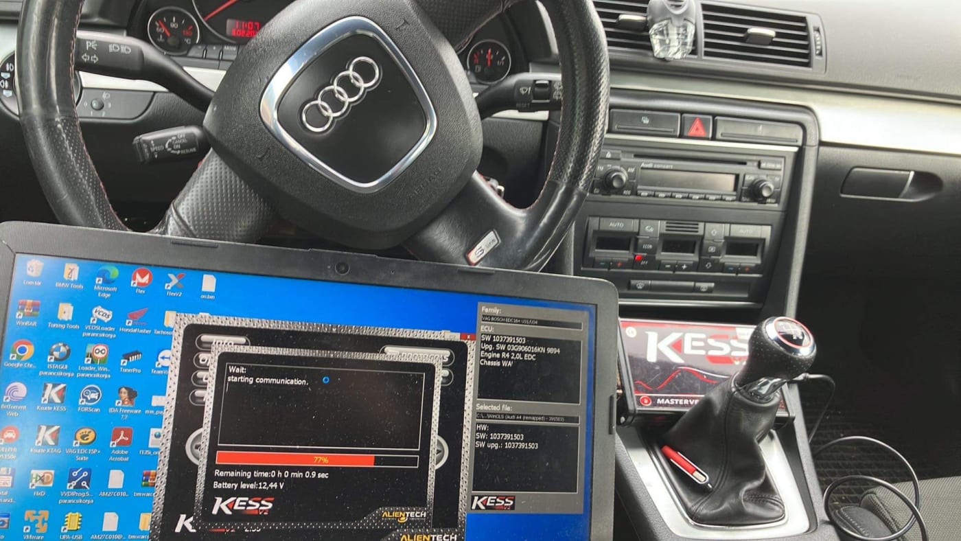 Audi A4 2.0PD Chiptuning EGR DPF OFF Kazincbarcika Miskolc