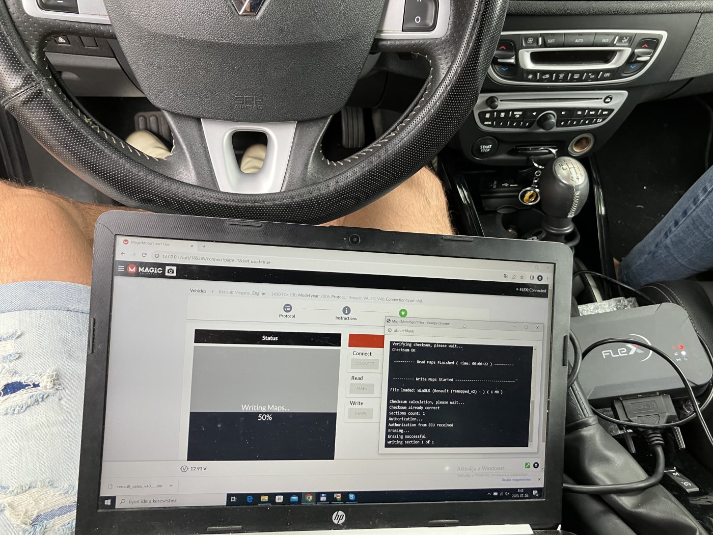 Renault Megane 3 III 1.4TCE Chiptuning Miskolc és Kazincbarcika környéke Hibakód Katalizátor P0420